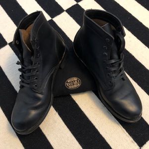 Blk Wolverine Heritage Original 1000 Mile 8.5 Boot